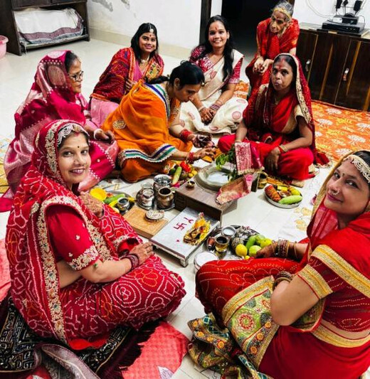 मुजफ्फरपुर में माहेश्वरी महिला संगठन ने श्रद्धा व उल्लास के साथ मनाया सातुड़ी तीज पर्व